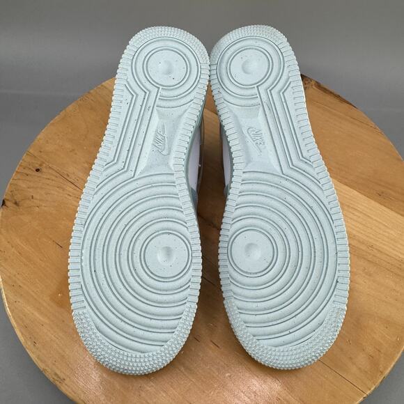 Womens 11.5 / Mens 10 - Nike Serena Williams x Air Force 1 '07 Psychic Blue SWDC - Picture 8 of 10